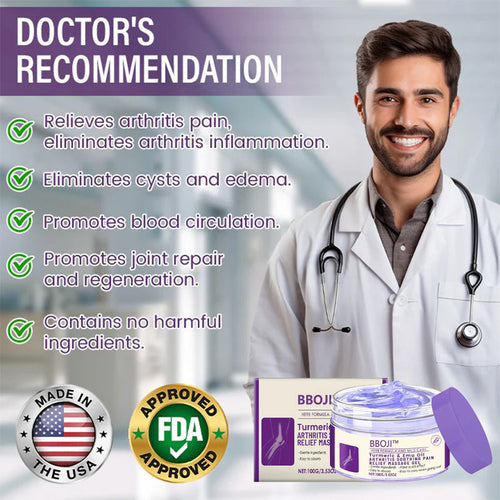 BBOJI™ Turmeric & Emu Oil Arthritis Soothing Pain Relief Massage Gel👨⚕️American Orthopaedics (AAOS) Approved👨⚕️