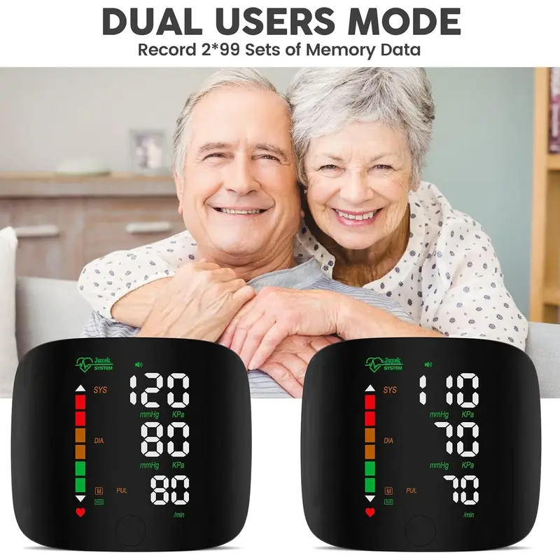 Juxek Wrist Blood Pressure Monitor—Health Monitoring Adjustable