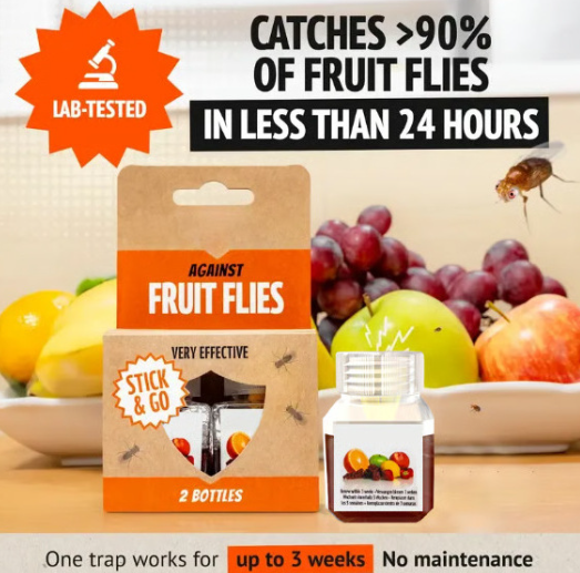 Fruit Fly Trap - Environmentally Responsible Fruit Fly K ille