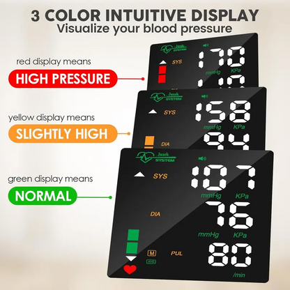 Juxek Wrist Blood Pressure Monitor—Health Monitoring Adjustable